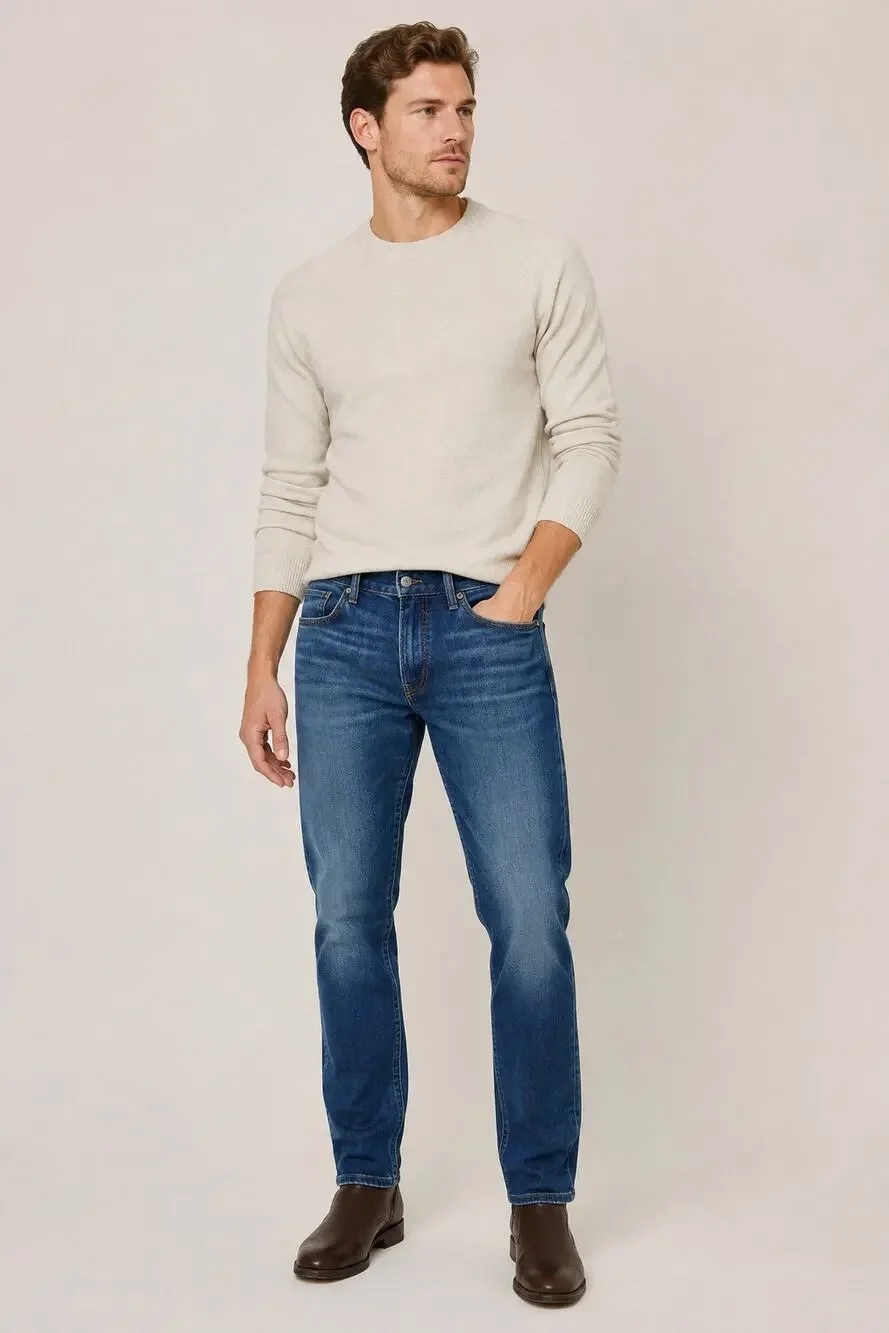 Banana Republic Traveler Jeans Mens 33x32 Slim Fit Stretch Medium Wash